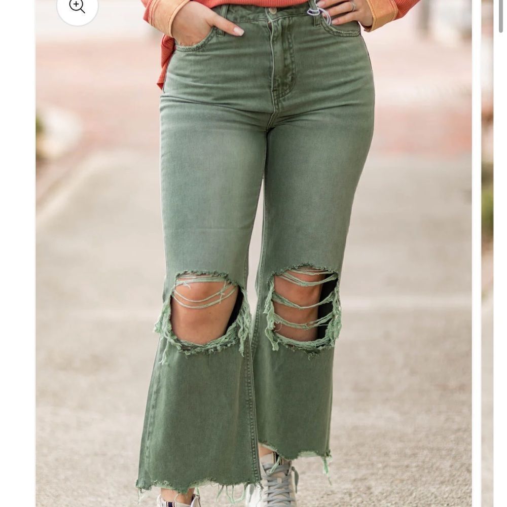 Vervet Vintage Crop Flare